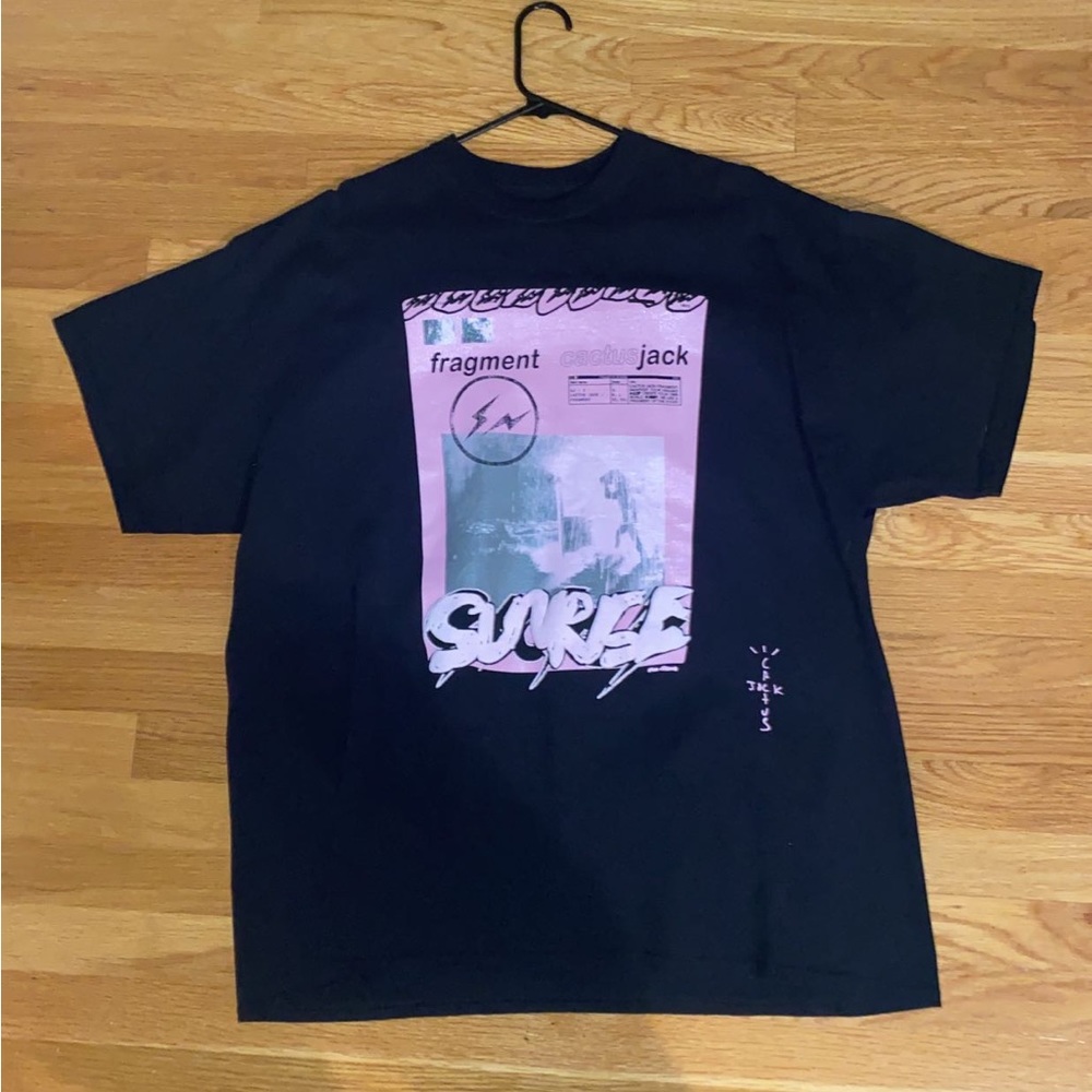 Travis scott Fragment Pink Sunrise size xl